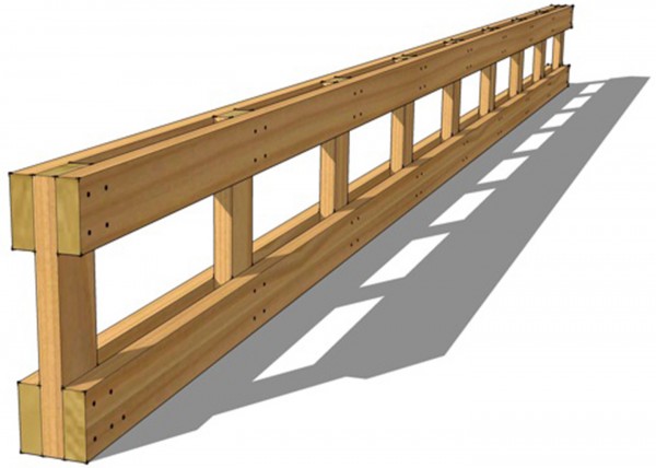 Ladder beam illustration